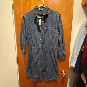 Veronica Beard Dark Blue Denim Shirt Jacket